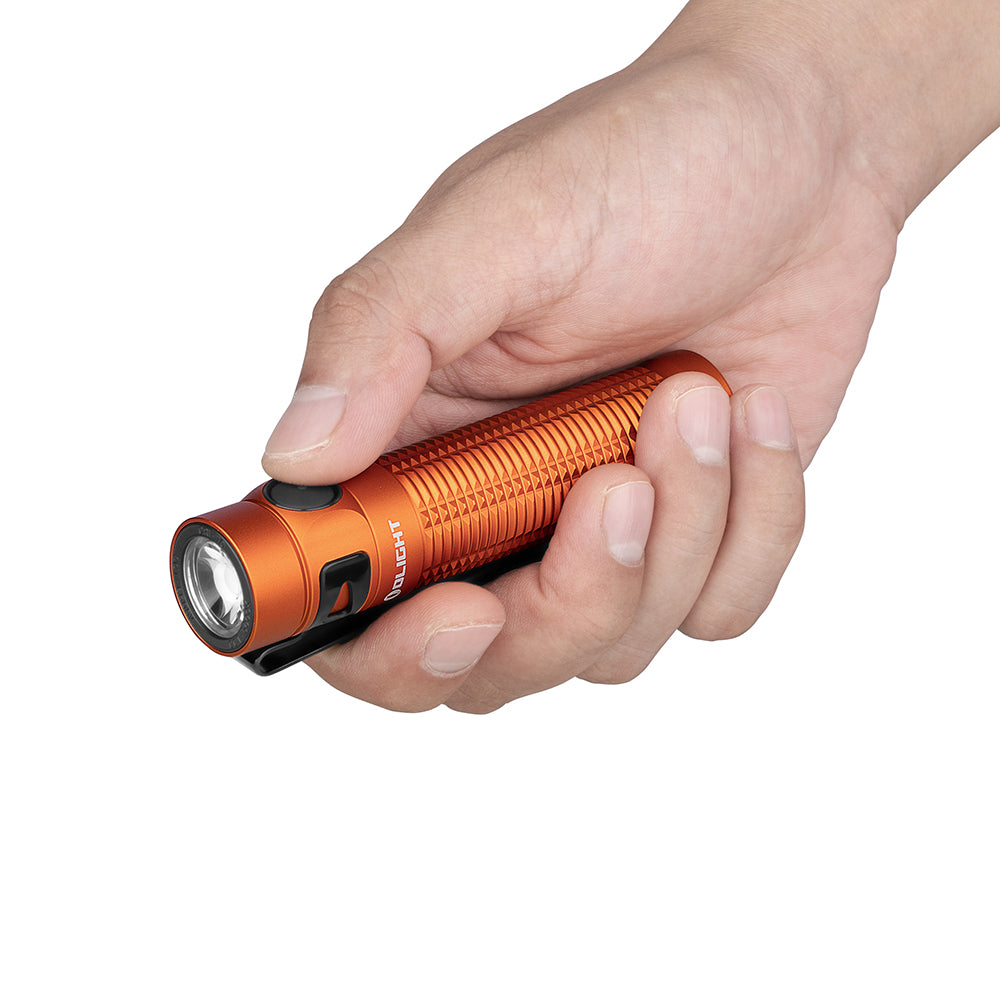 Olight Baton 3 Pro Rechargeable Flashlight - Orange CW (5700-6700K)