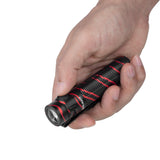 Olight Baton 3 Pro Rechargeable Flashlight Bundle - Baton 3 Pro Black Lava + O'pen Mini Red