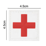 Medic Cross Patch White/Red