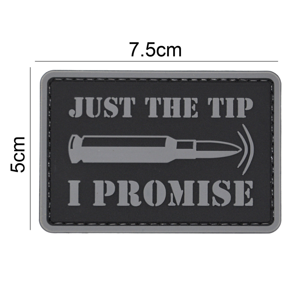 Just The Tip Bullet Patch Black/Gray