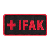 Condor Embroidered IFAK Patch (Black/Red)