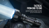 Olight Warrior X Turbo Tactical Flashlight - Black