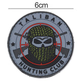 Taliban Hunting Club Patch Blue
