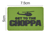 Get to the Choppa Patch Green