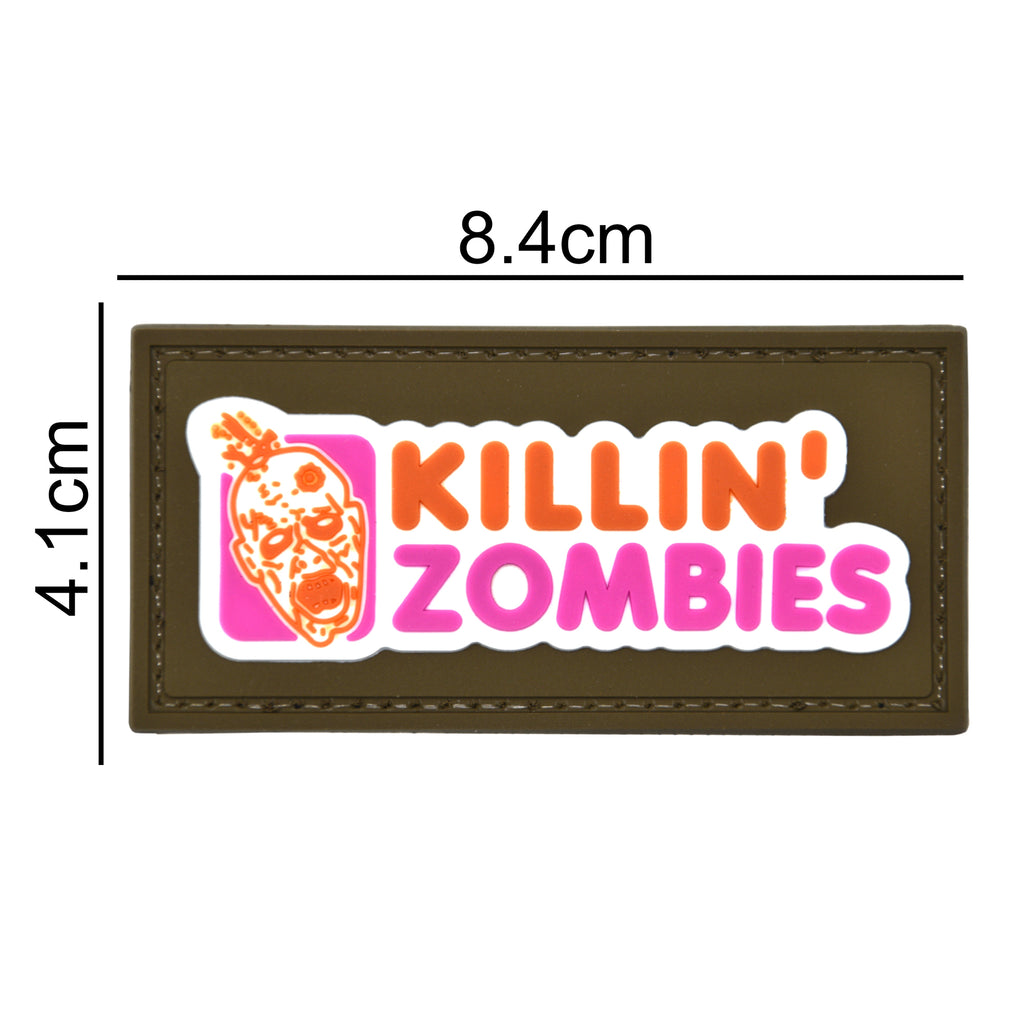 Killin Zombies Patch Brown/Orange