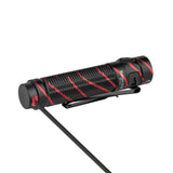 Olight Baton 3 Pro Rechargeable Flashlight Bundle - Baton 3 Pro Black Lava + O'pen Mini Red