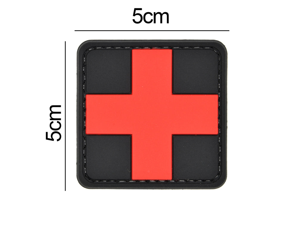 Medic Patch Square Patch Black/Red – Razor Edge Group