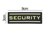 Security Badge Tab Patch Black/Glow in the Dark