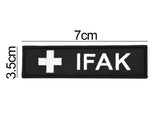 IFAK Individual First Aid Kit Embroidered Patch Black