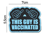 This Guy Is Vaccinated Patch Black/Blue