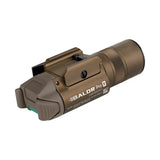 Olight Baldr Pro R Rechargeable Tactical Light with Green Laser - Desert Tan
