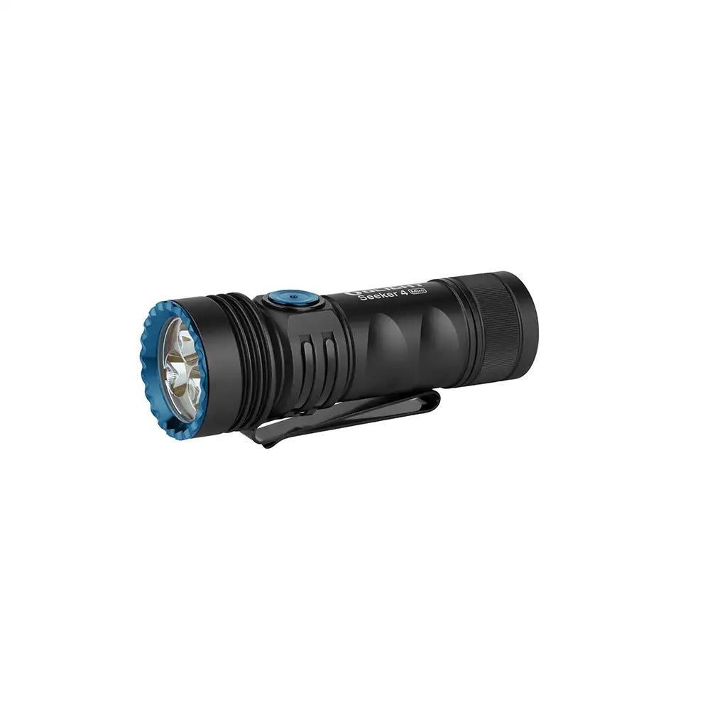 Olight Seeker 4 Mini White and UV LED Flashlight - Black NW