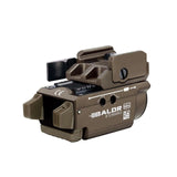 Olight Baldr Mini Tactical Light 600 Lumens & Green Laser Combo - Desert Tan