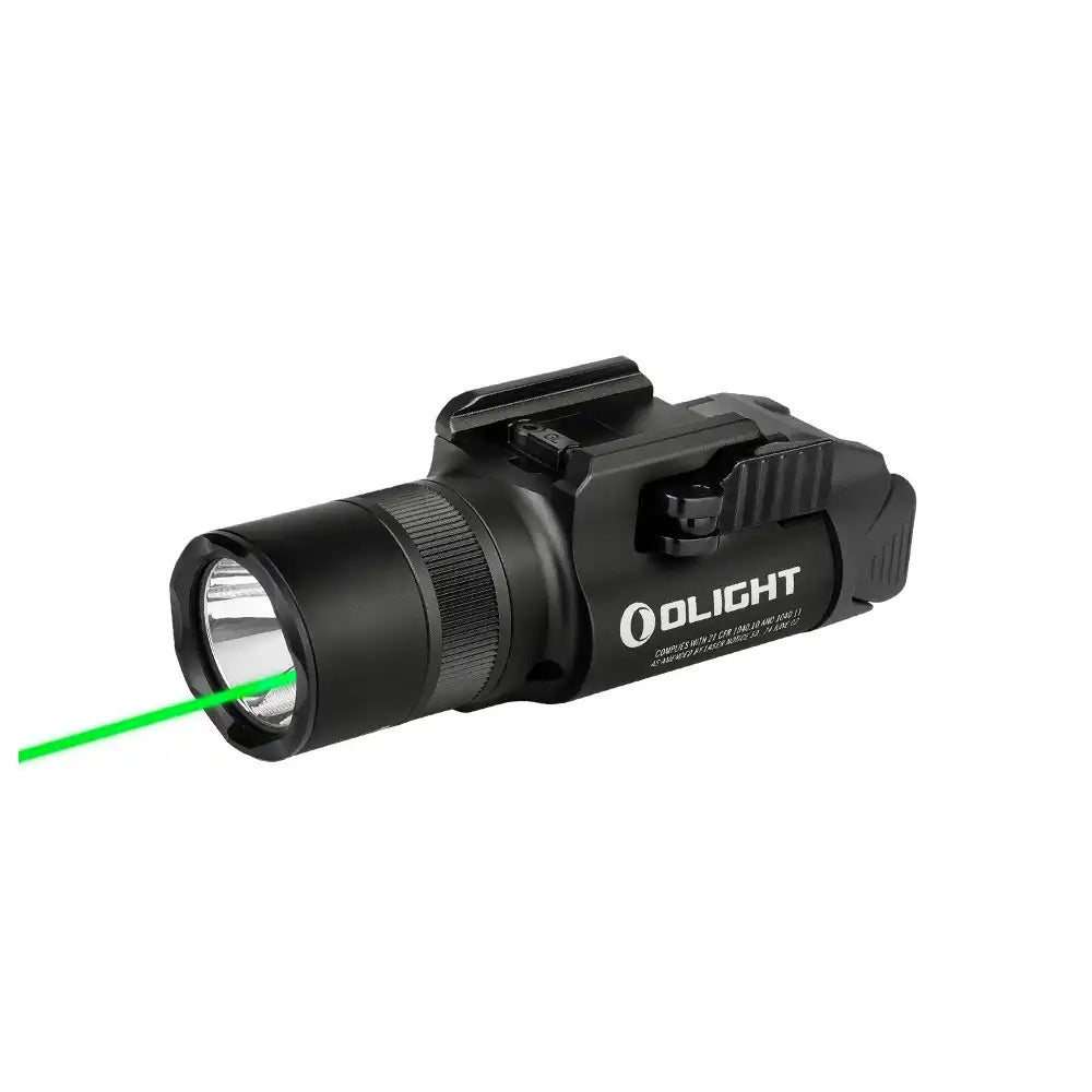 Olight Baldr Pro R Rechargeable Tactical Light with Green Laser - Black