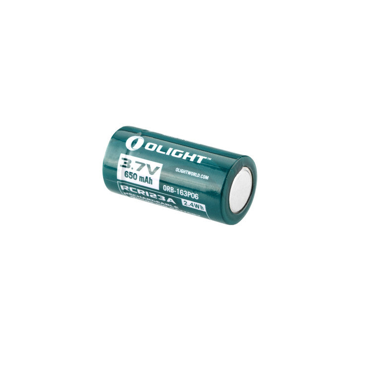 Olight IMR16340 / RCR123A Battery - RCR123A 650mAh