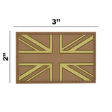 UK Flag Patch Tan