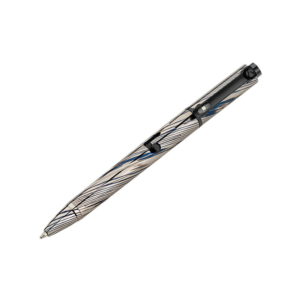 Olight O'Pen Pro Zirconium Damascus Dark Space Silver EDC penlight