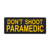 Don't Shoot Paramedic Patch Black/Orange