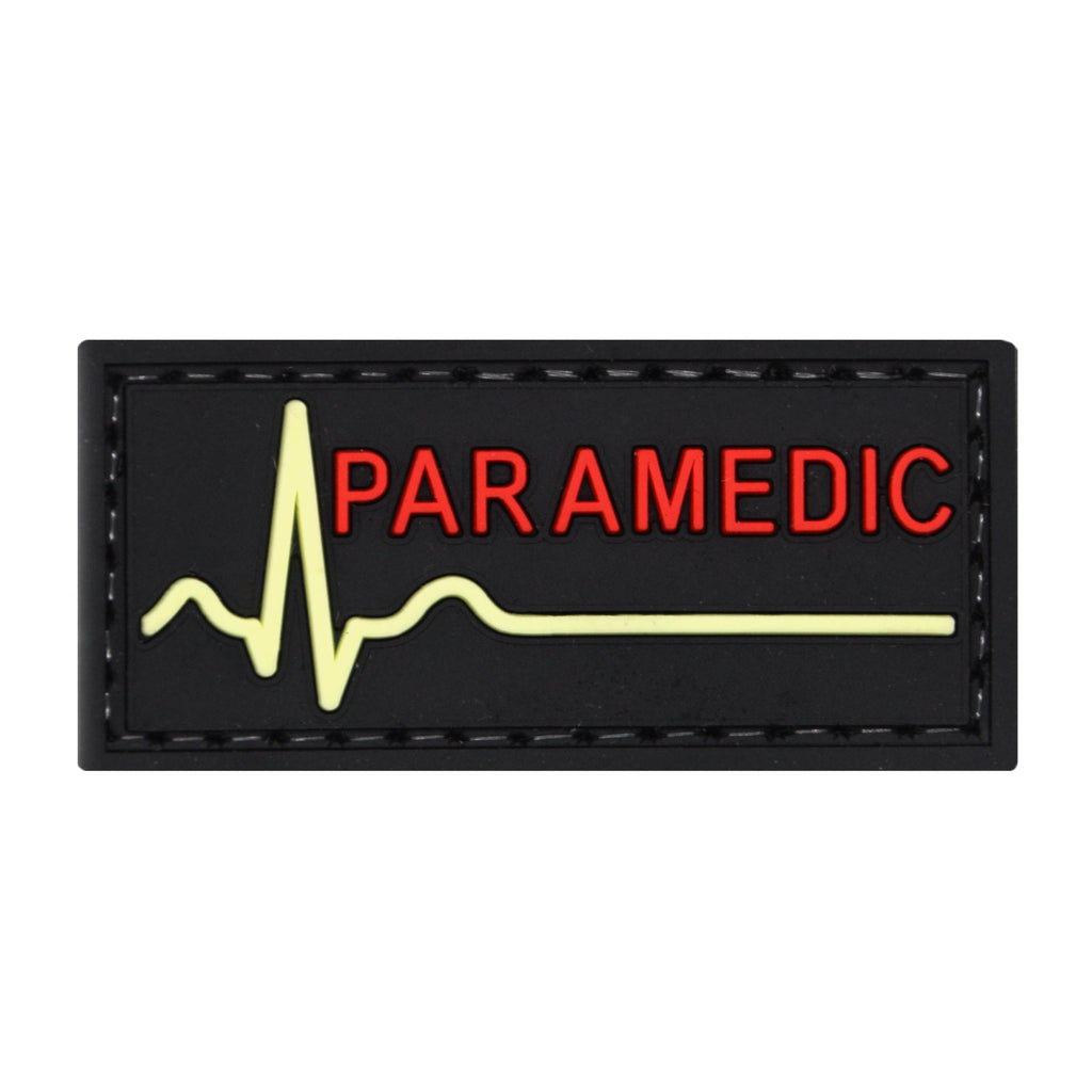 Paramedic Glow in the Dark PVC Patch