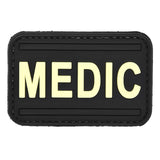 Medic Badge Patch Black/Glow in the Dark