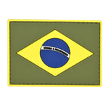 Brazil Flag Patch Full Color