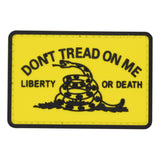 Don't Tread On Me Liberty or Death Patch Yellow/Black