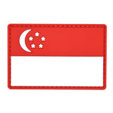 Singapore Flag Patch Full Color