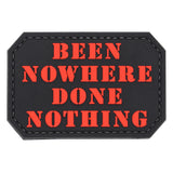 Been Nowhere Done Nothing Funny Patch Black/Red