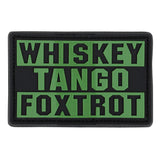 Condor Whiskey Tango Foxtrot Patch (OD Green)