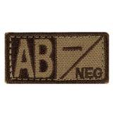 Condor Blood Type Patch (AB-/Coyote Brown)