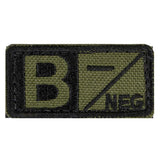 Condor Blood Type Patch (B-/OD Green)