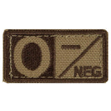Condor Blood Type Patch (O-/Coyote Brown)