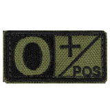 Condor Blood Type Patch (O+/OD Green)