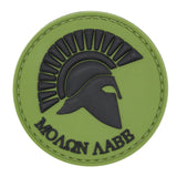 Molon Labe Spartan PVC Patch Green