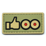 Thumbs Up Patch Green