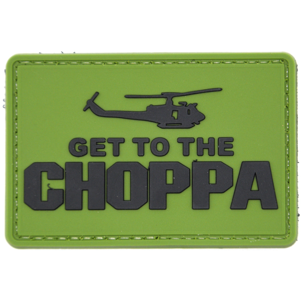 Get to the Choppa Patch Green