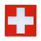 Reflective Medic Nylon Patch Red