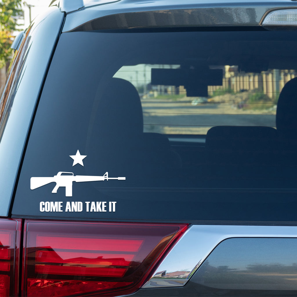 Come and Take It Carbine Vinyl Decal