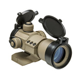 NcSTAR Tactical RGB Dot Sight W/ Cantilever Weaver Mount - Tan