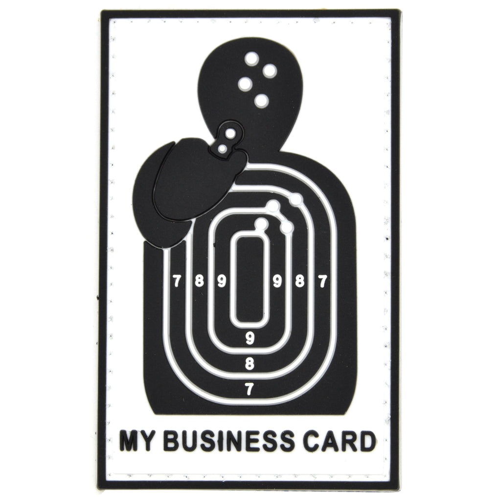 My Business Card PVC Patch Black/White