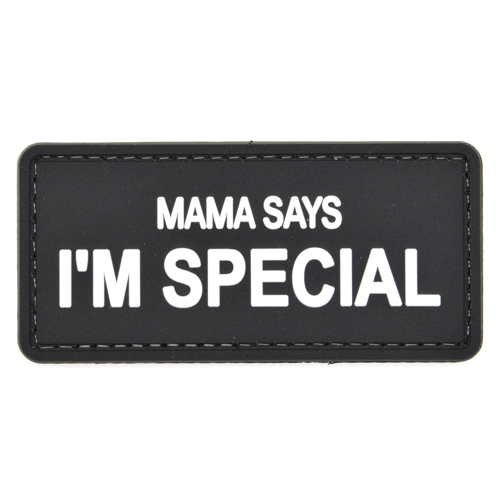 Mama Says I'm Special Patch Black