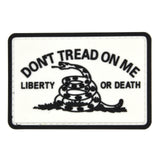 Don't Tread on Me Liberty or Death Patch Black/White