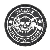 Taliban Hunting Club Patch Black/White