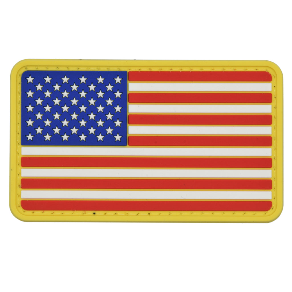 USA Flag Patch Red White Blue
