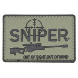 Sniper Out of Sight, Out of Mind Patch Black