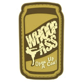 Open Up a Can of Whoop Ass Patch Tan
