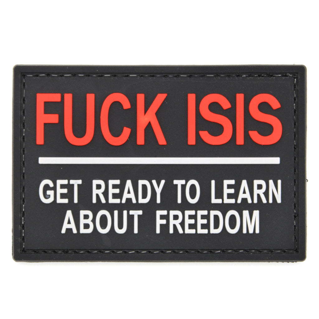 Fuck ISIS PVC Patch Black