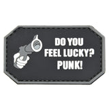 Do You Feel Lucky Punk Revolver Patch Black