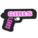 Girls and Guns Patch Pink