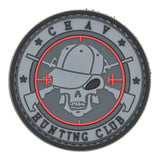 Chav Hunting Club Patch Gray